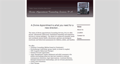 Desktop Screenshot of divineapptcounseling.com